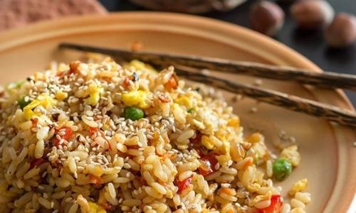 Stir-Fry With Eggy Fried Brown Rice